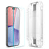 מגן מסך Spigen לאייפון 15 מסדרה GLAS.TR EZ Fit | מוגן חיישן